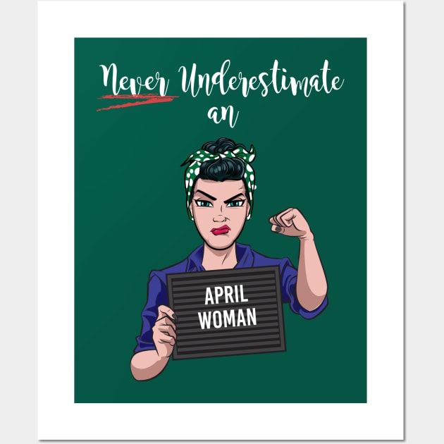 April Woman Wall Art by Surta Comigo